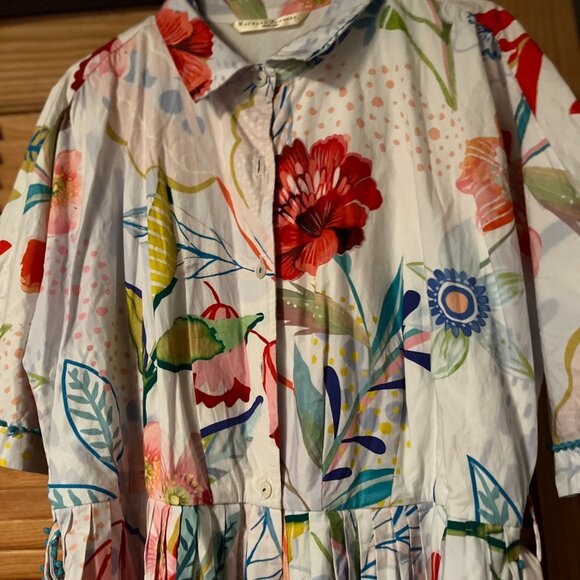 Eshaki Shirt Dress with Pretty Detail - Picture 5 of 5